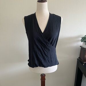 Sleeveless DKNY Wrap Top